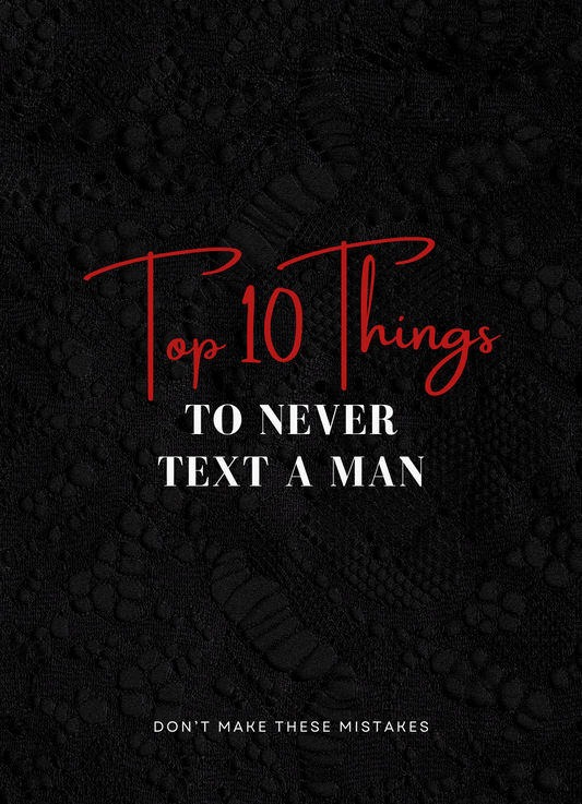 10 Things To Never Text A Man
